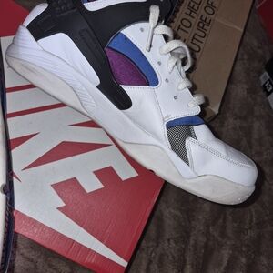 Nike White Black Blue Purple Men's Sneakers